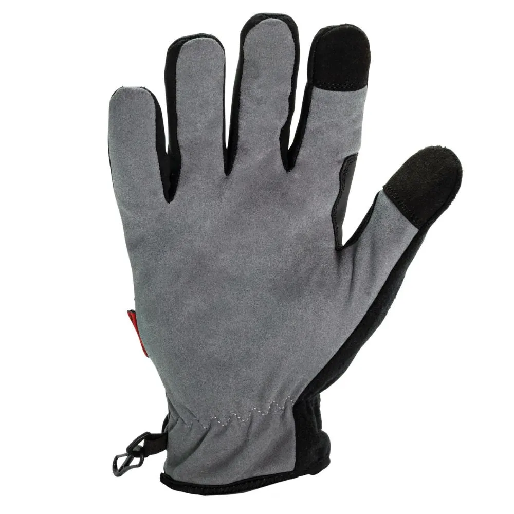 212 Performance TUNF-0610 Fleece Lined Tundra Touchscreen Screen Gloves, Large Gray