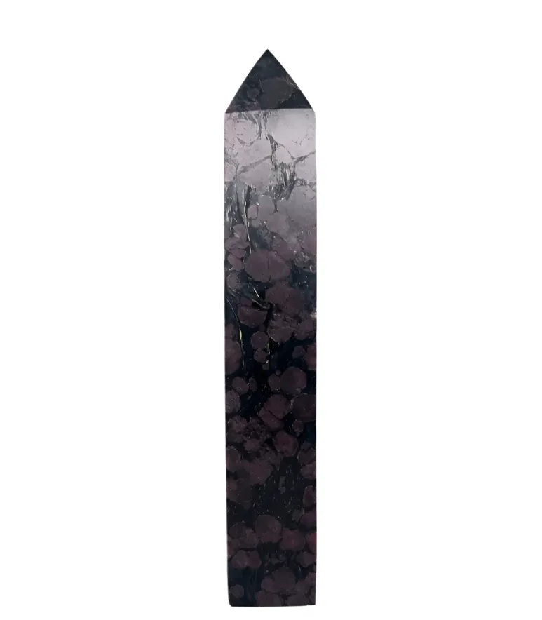 810G Firework Garnet Crystal Tower