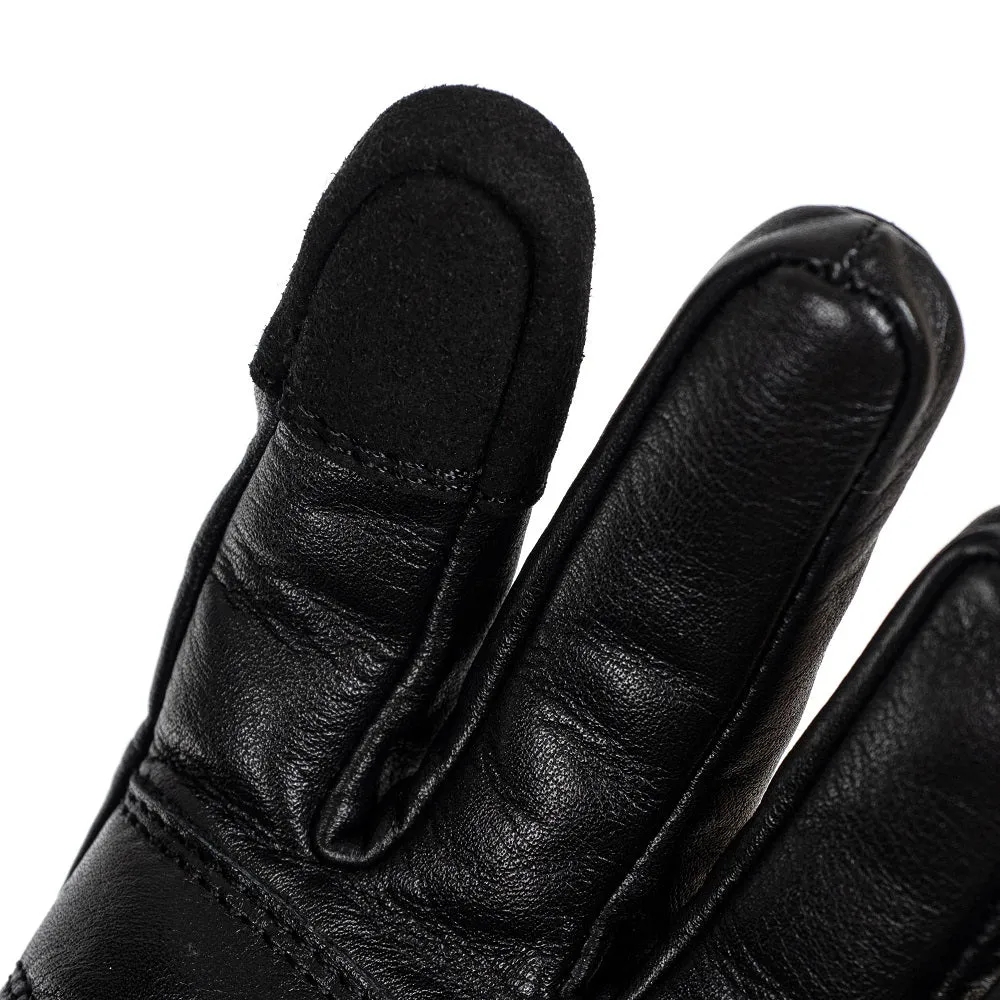 Air Carbon Racer Women Black Motorcycle Leather Gloves