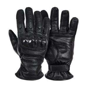 Air Carbon Racer Women Black Motorcycle Leather Gloves