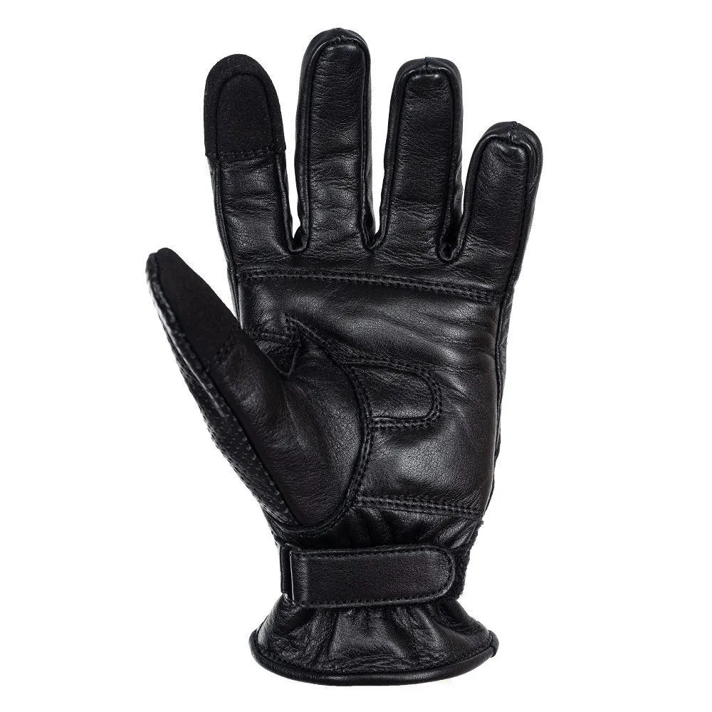 Air Carbon Racer Women Black Motorcycle Leather Gloves