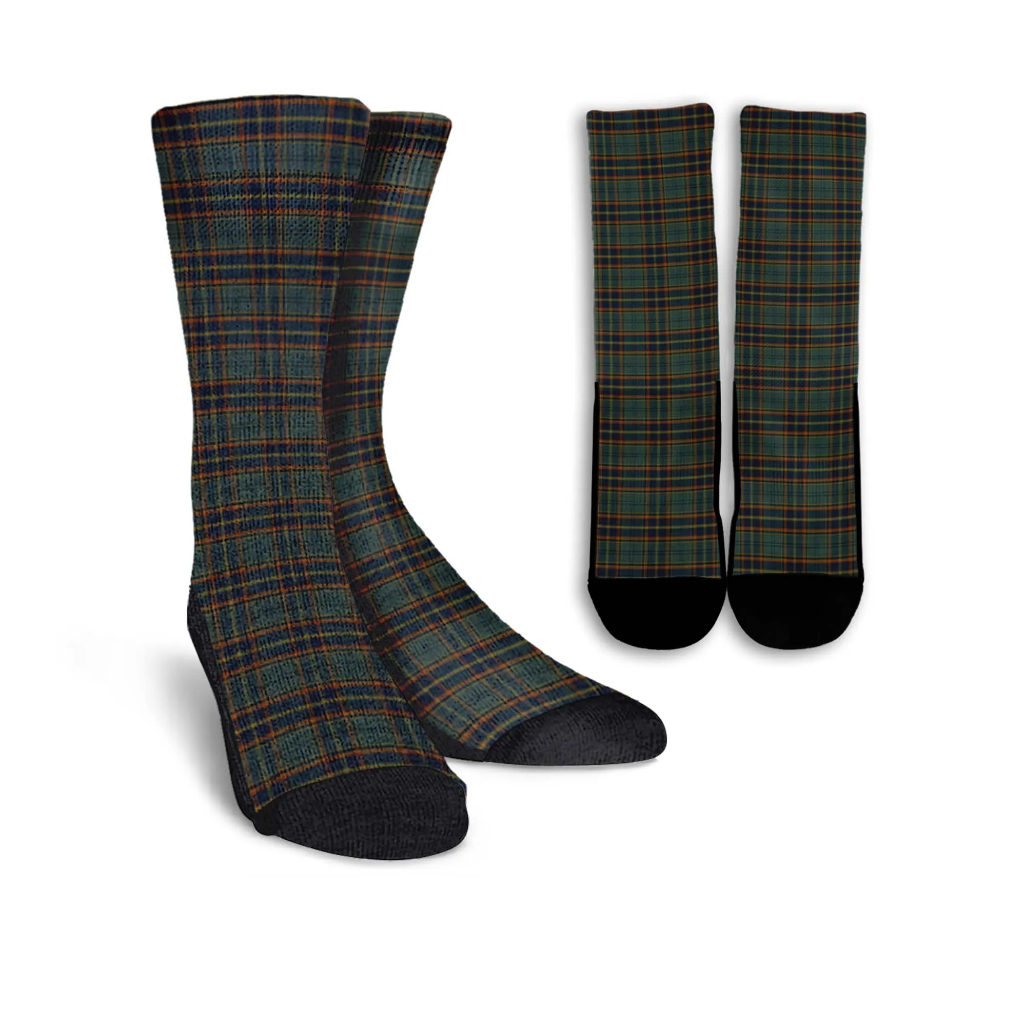 Antrim County Ireland Tartan Crew Socks