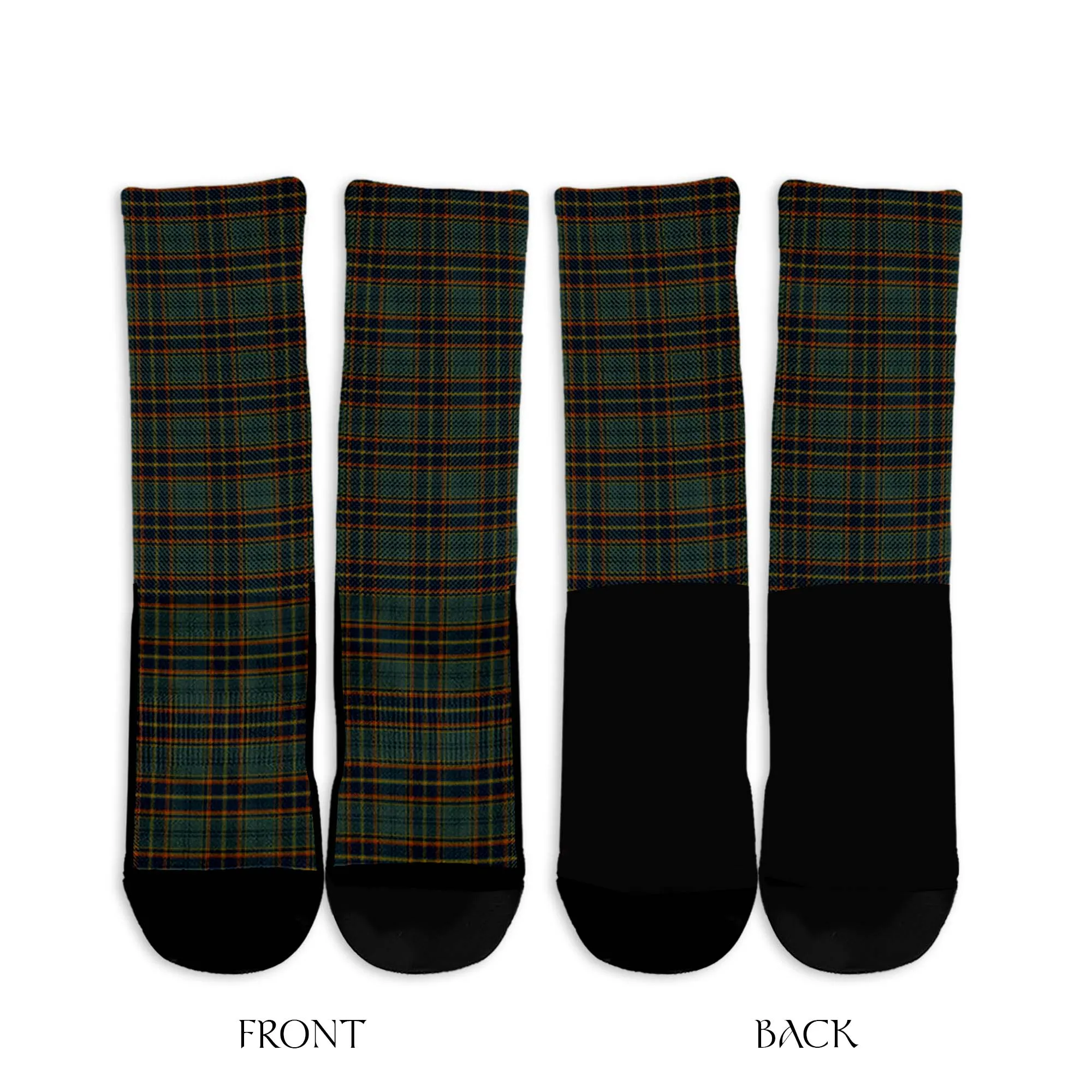 Antrim County Ireland Tartan Crew Socks