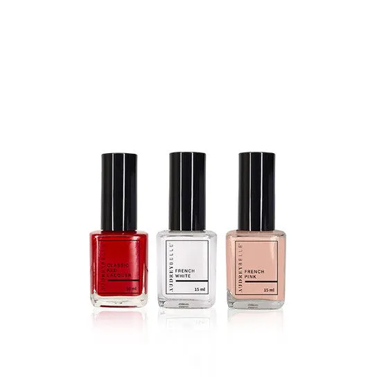 Audrey Belle 3 Colour Nail Polish Kit