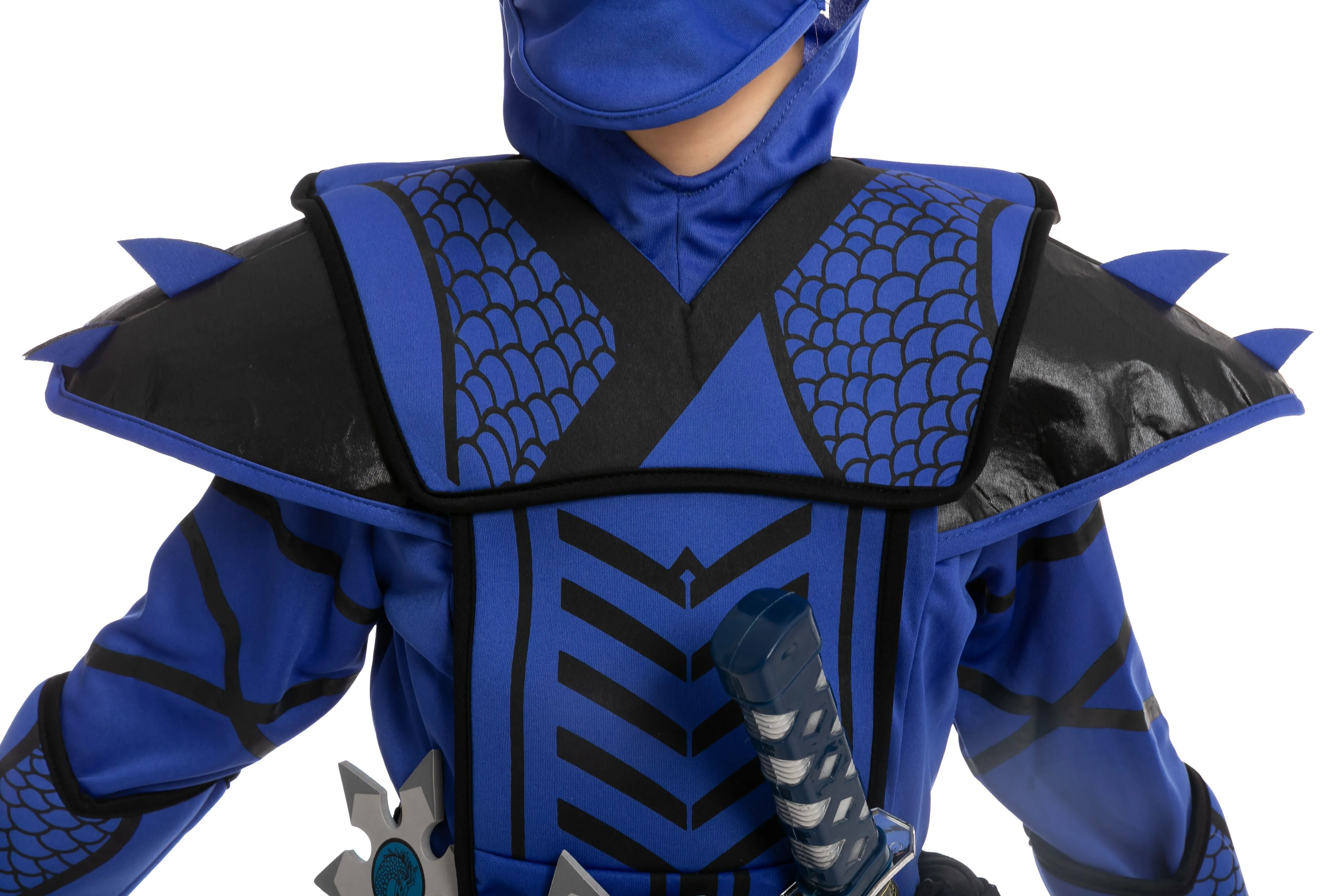 Blue Obstacle course competitor Costume Cosplay- Child