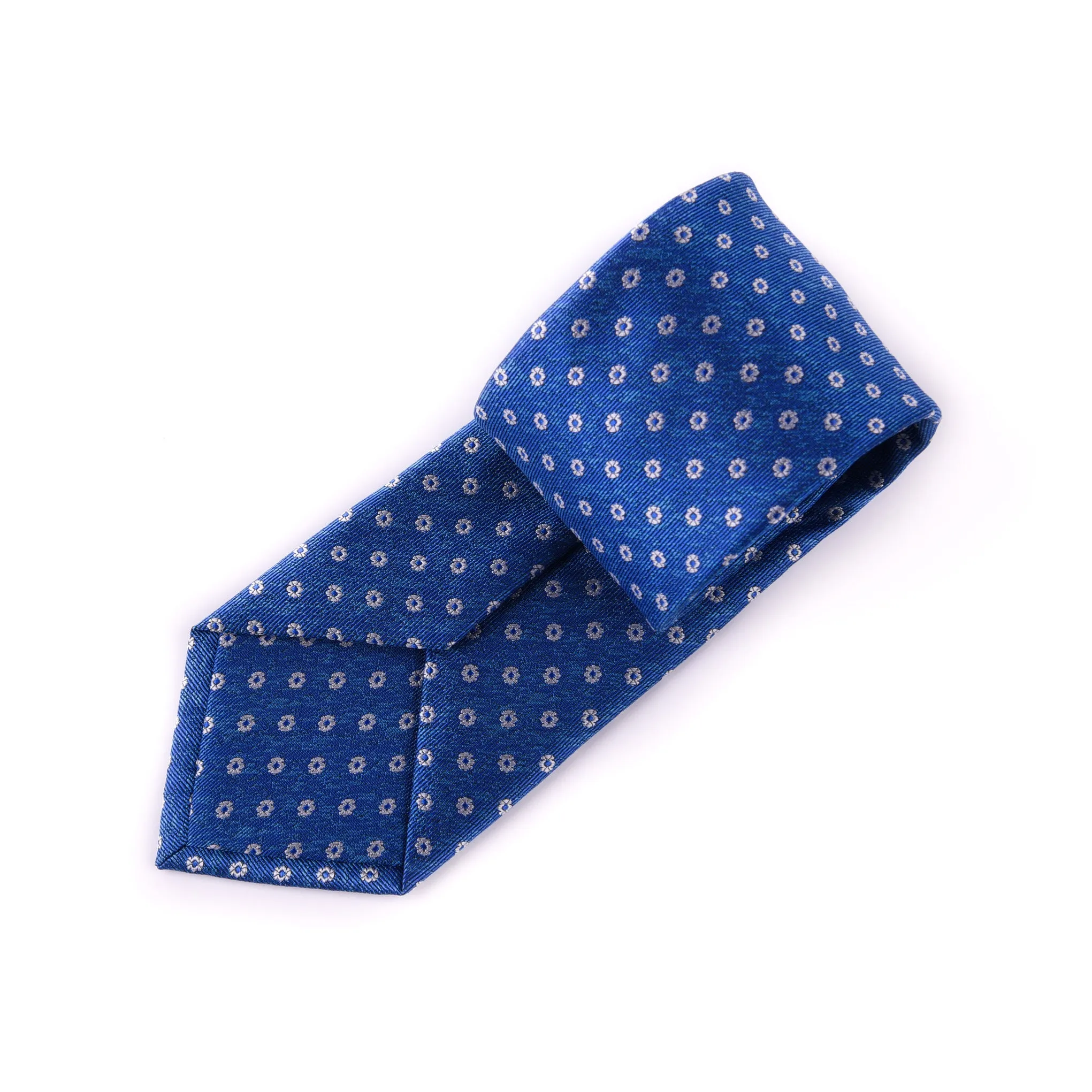 Blue Stylis Italian Pattern Necktie Business Formal Elegance For Smart Men's Ego