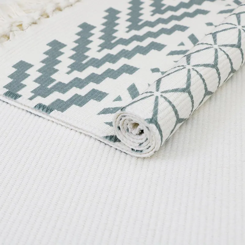 Bohemian Tassel Bedside Rug