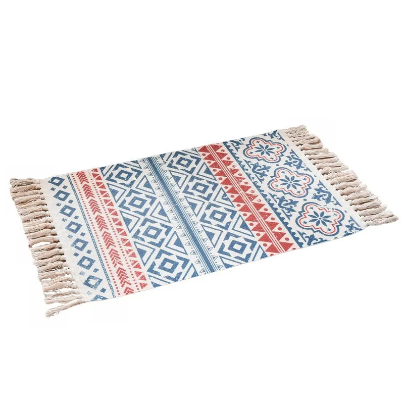 Bohemian Tassel Bedside Rug