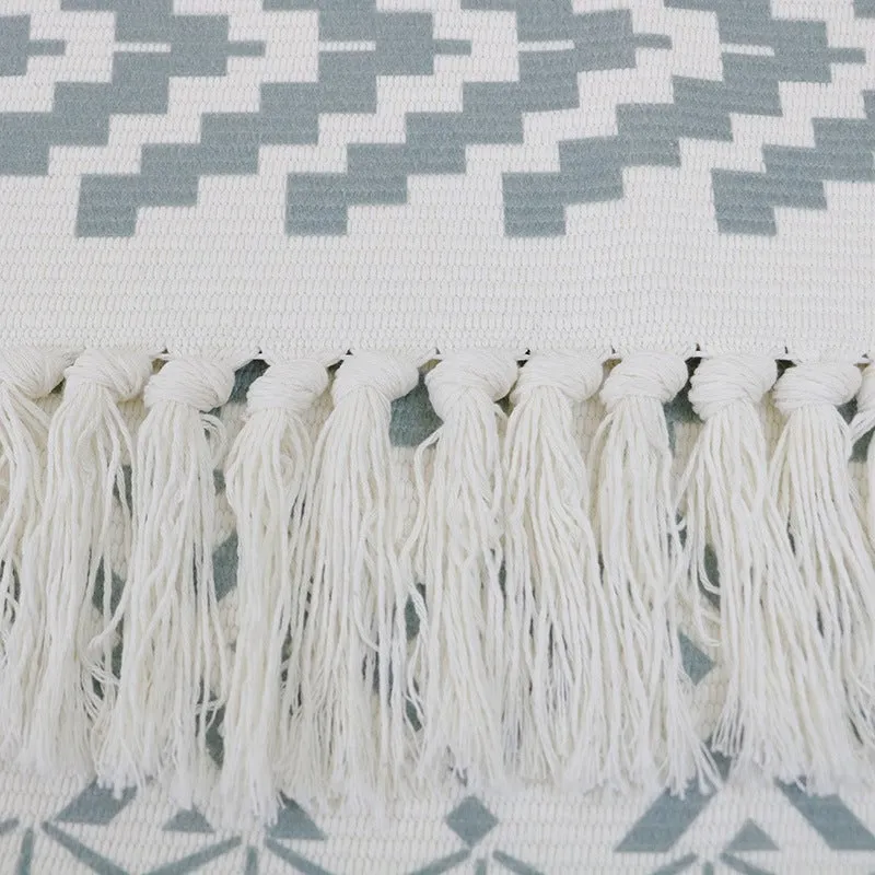 Bohemian Tassel Bedside Rug