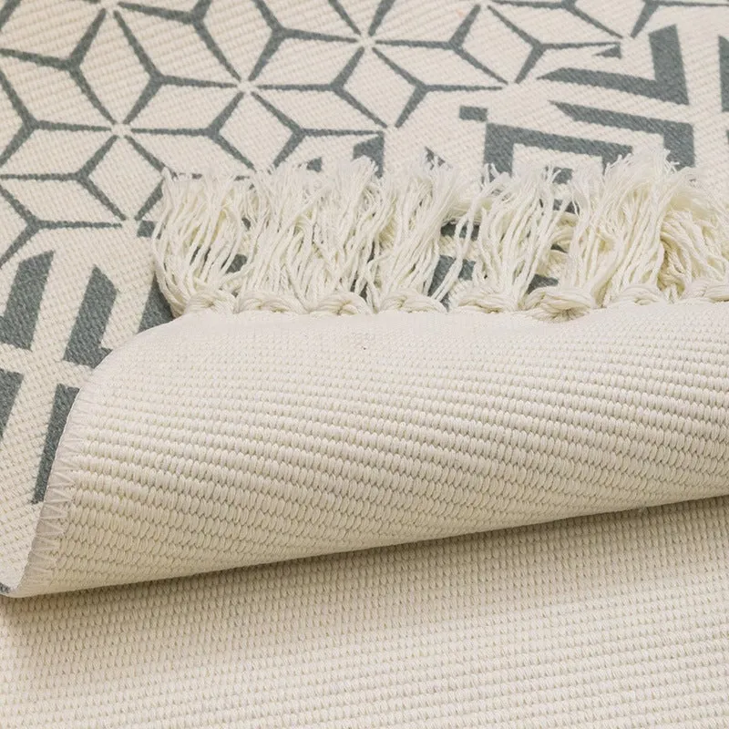 Bohemian Tassel Bedside Rug