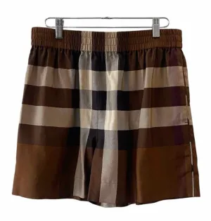 Burberry London Brown multi Size 8 Shorts