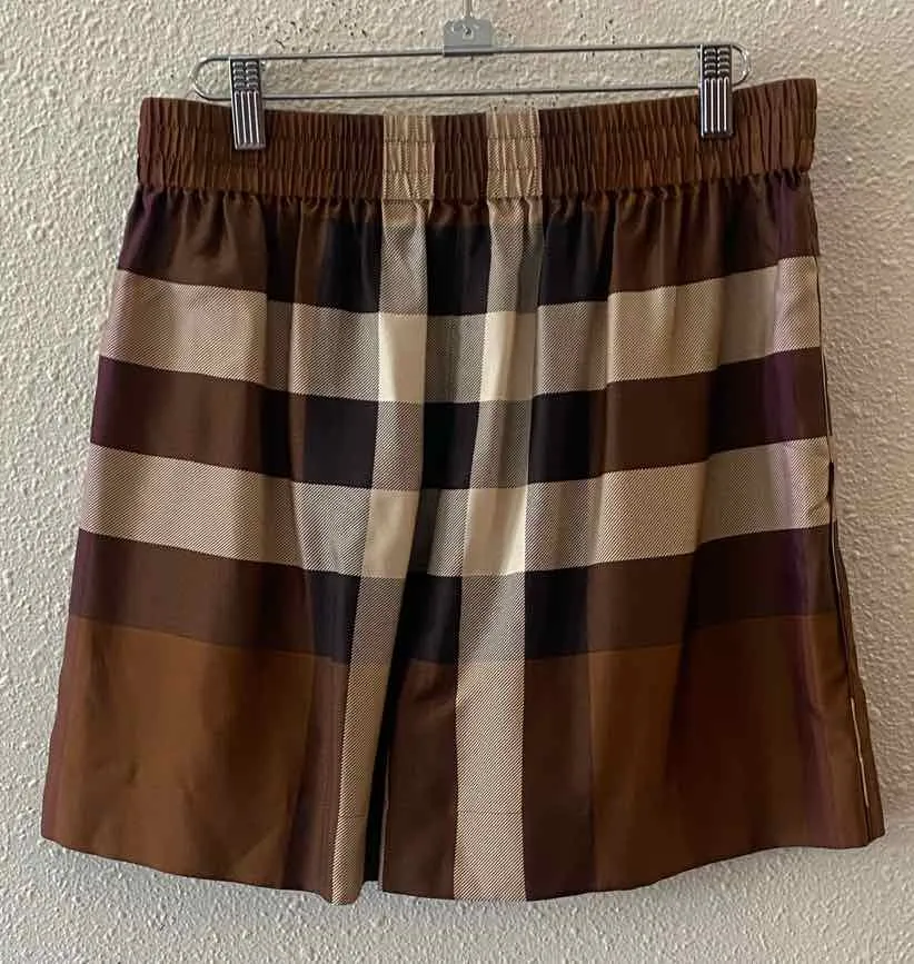 Burberry London Brown multi Size 8 Shorts