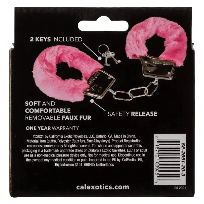 Calex ''Pink'' Furry Cuffs