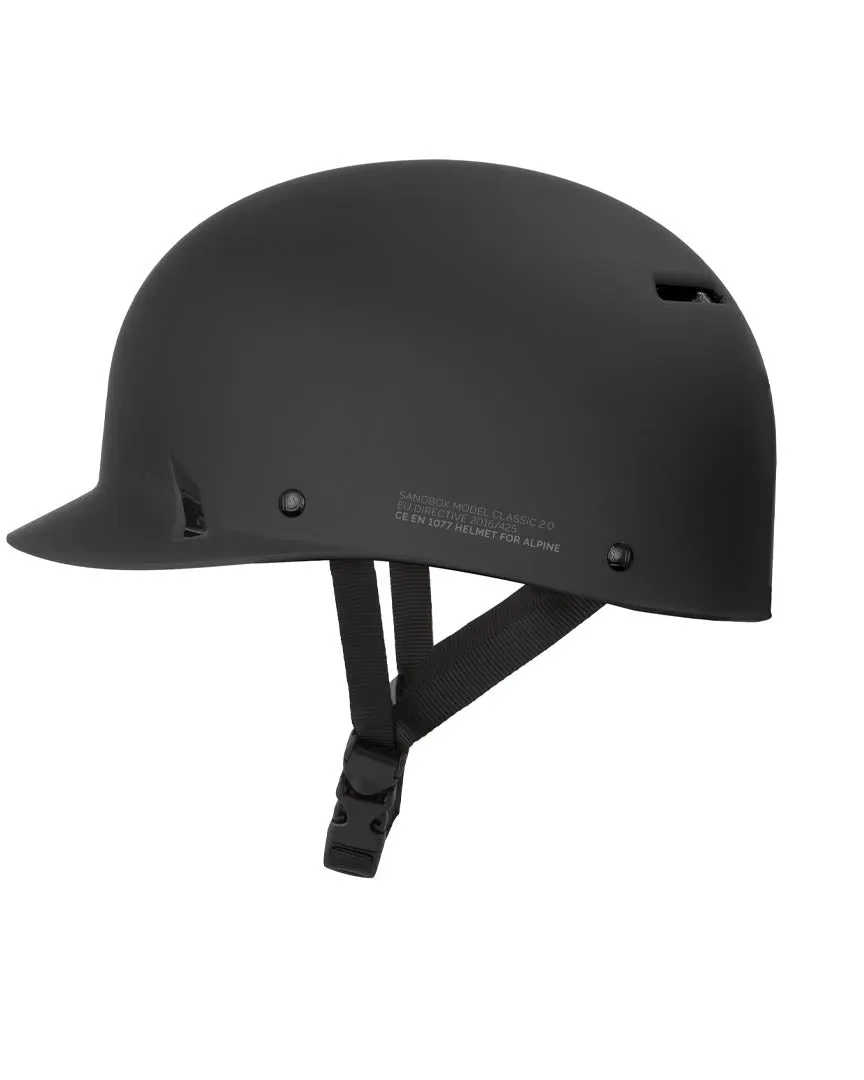 Classic 2.0 Brain Bucket Winter Helmet - Black