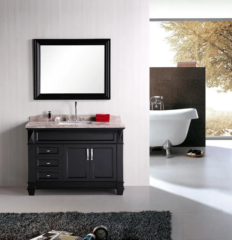 DESIGN ELEMENT Hudson 48" Single Bathroom Vanity set