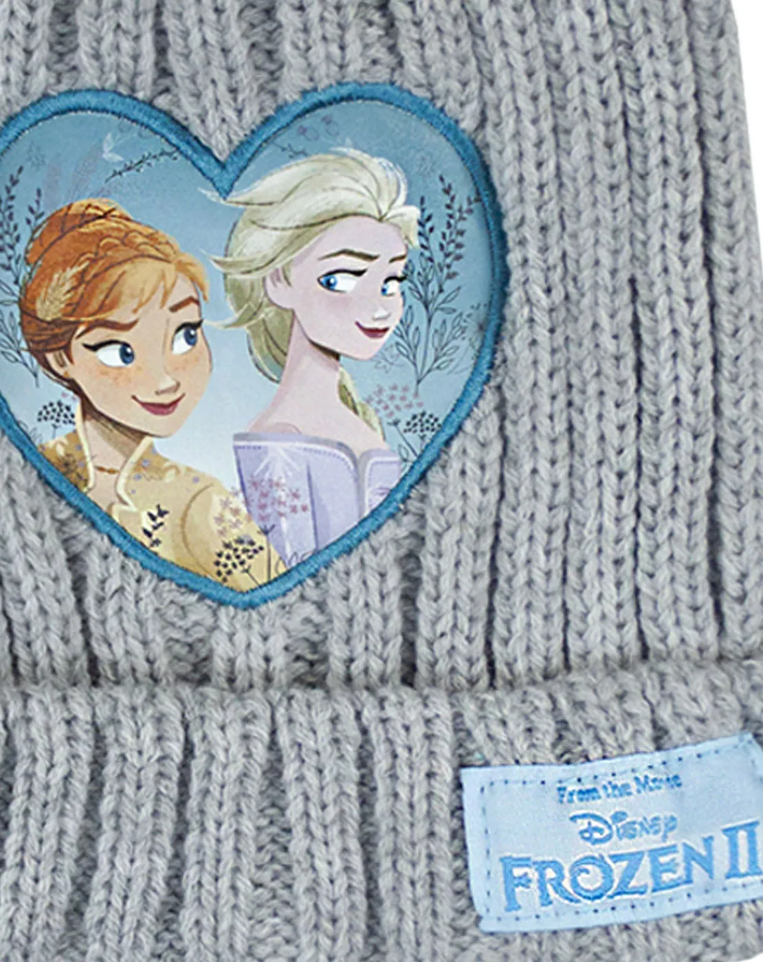 Disney Frozen 2 Girl's Faux Fur Bobble Hat & Glove Set