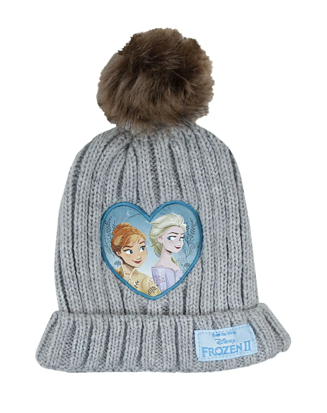 Disney Frozen 2 Girl's Faux Fur Bobble Hat & Glove Set