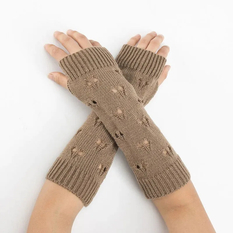 Elegant Full Finger Touchscreen Winter Windproof Wrist Gloves