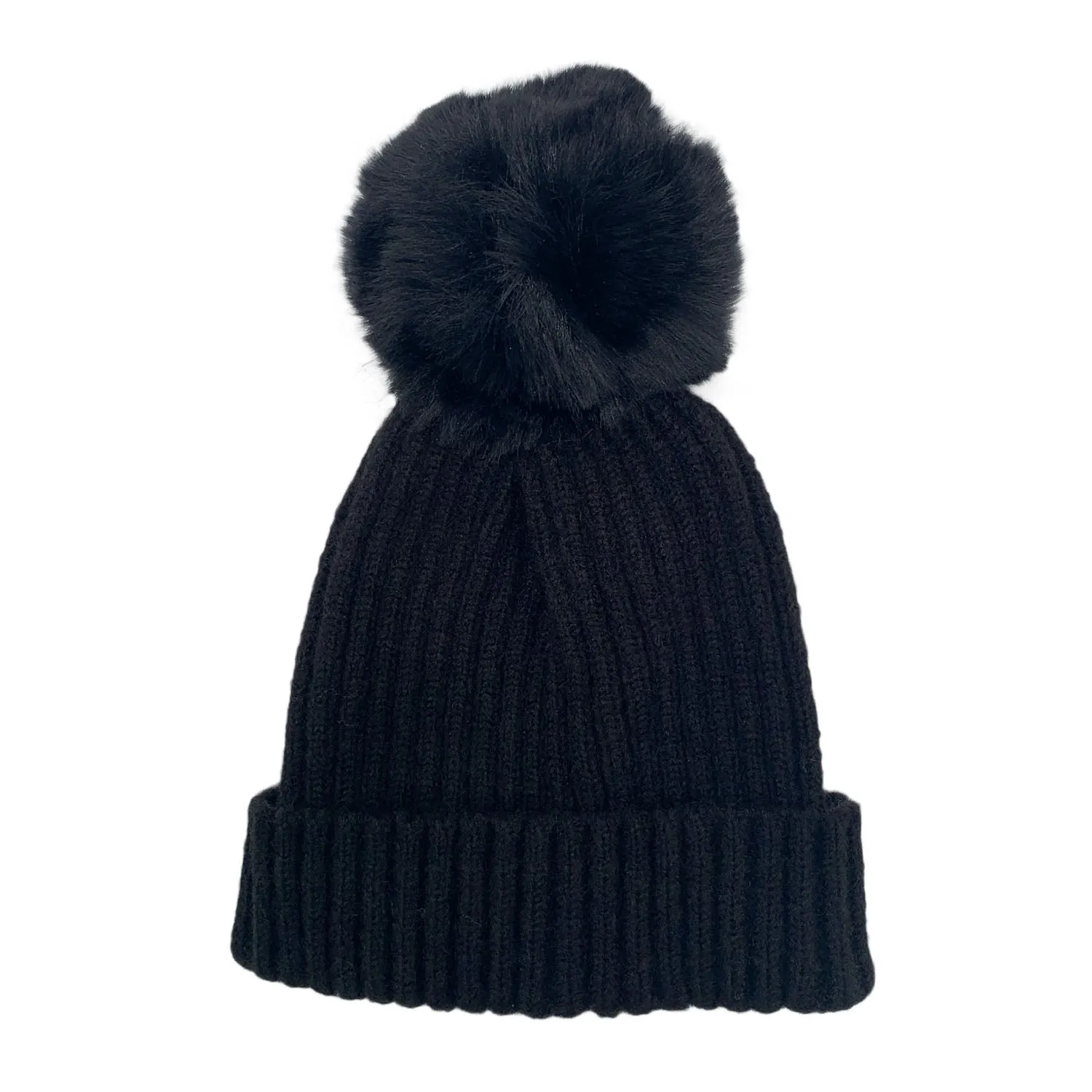 Empire Cove Winter Kids Boys Girls Cable Knit Cuff Beanie with Pom Pom