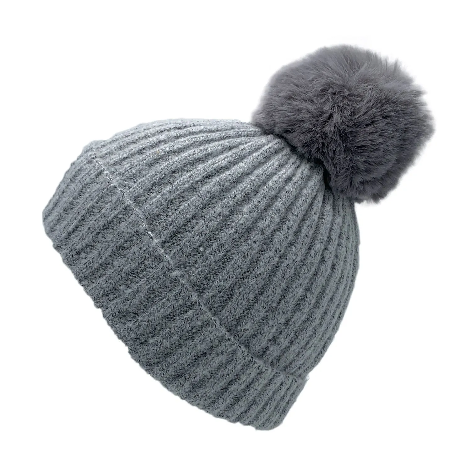 Empire Cove Winter Kids Boys Girls Cable Knit Cuff Beanie with Pom Pom