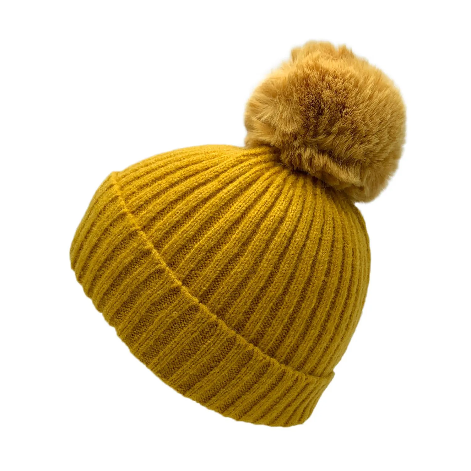 Empire Cove Winter Kids Boys Girls Cable Knit Cuff Beanie with Pom Pom