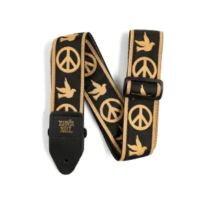 Ernie Ball Peace Love Dove Jacquard Strap