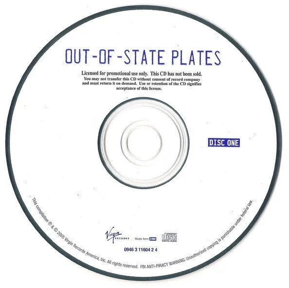 Fountains Of Wayne - Out-Of-State Plates (2xCD, Comp, Promo, Dig) (NM or M-)