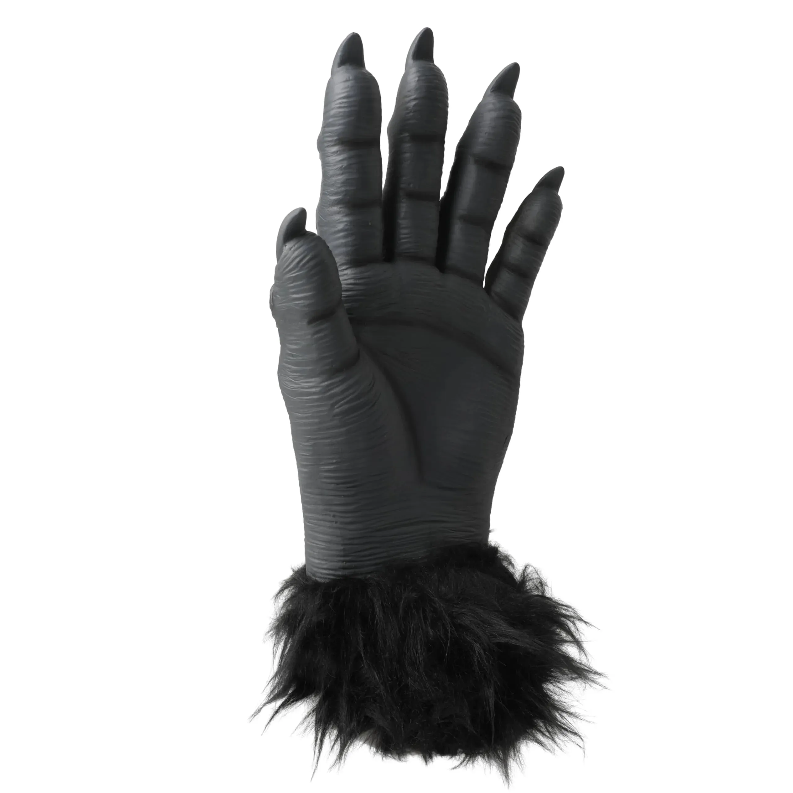 Grey Hairy Werewolf Gloves Costume Accessories for Kids and Adults