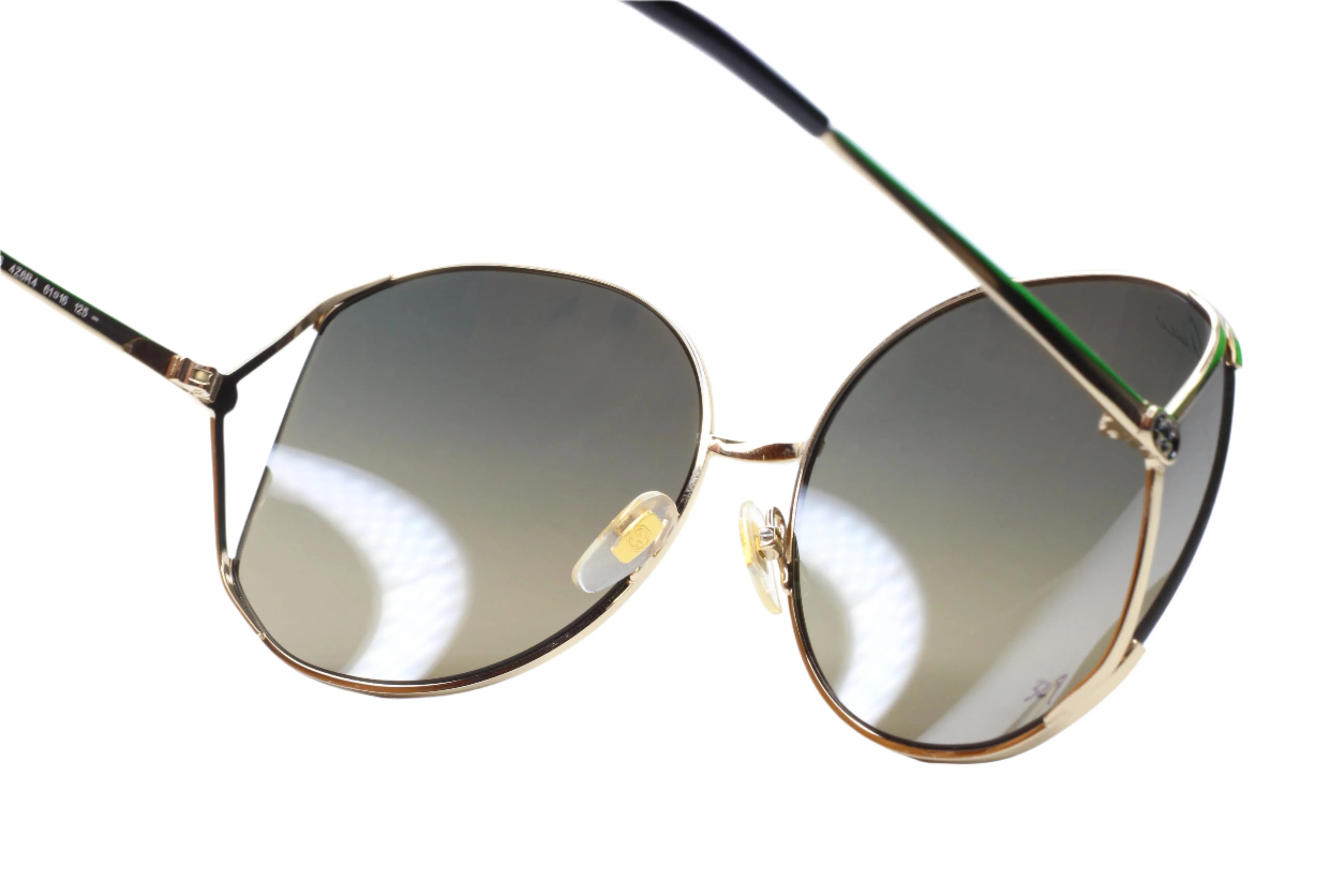 Gucci GG4208/S 4Z6R4 Gold Metal Luxury Italy Sunglasses