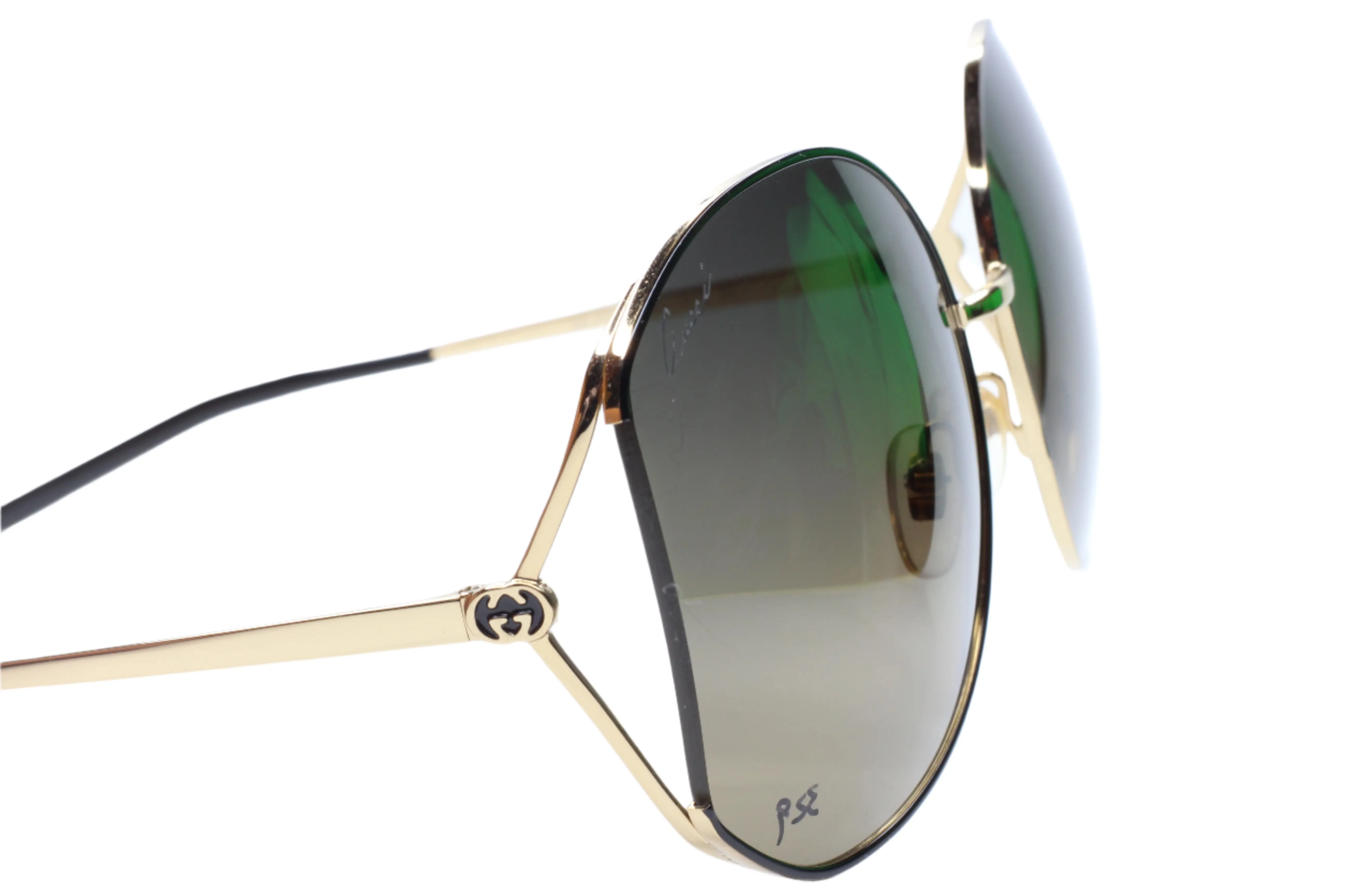 Gucci GG4208/S 4Z6R4 Gold Metal Luxury Italy Sunglasses