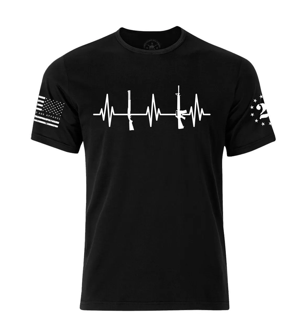 Gun Heartbeat T-Shirt | Pro Gun | Gun Lover | 2nd amendment | Defend the 2nd | Unisex T-shirt