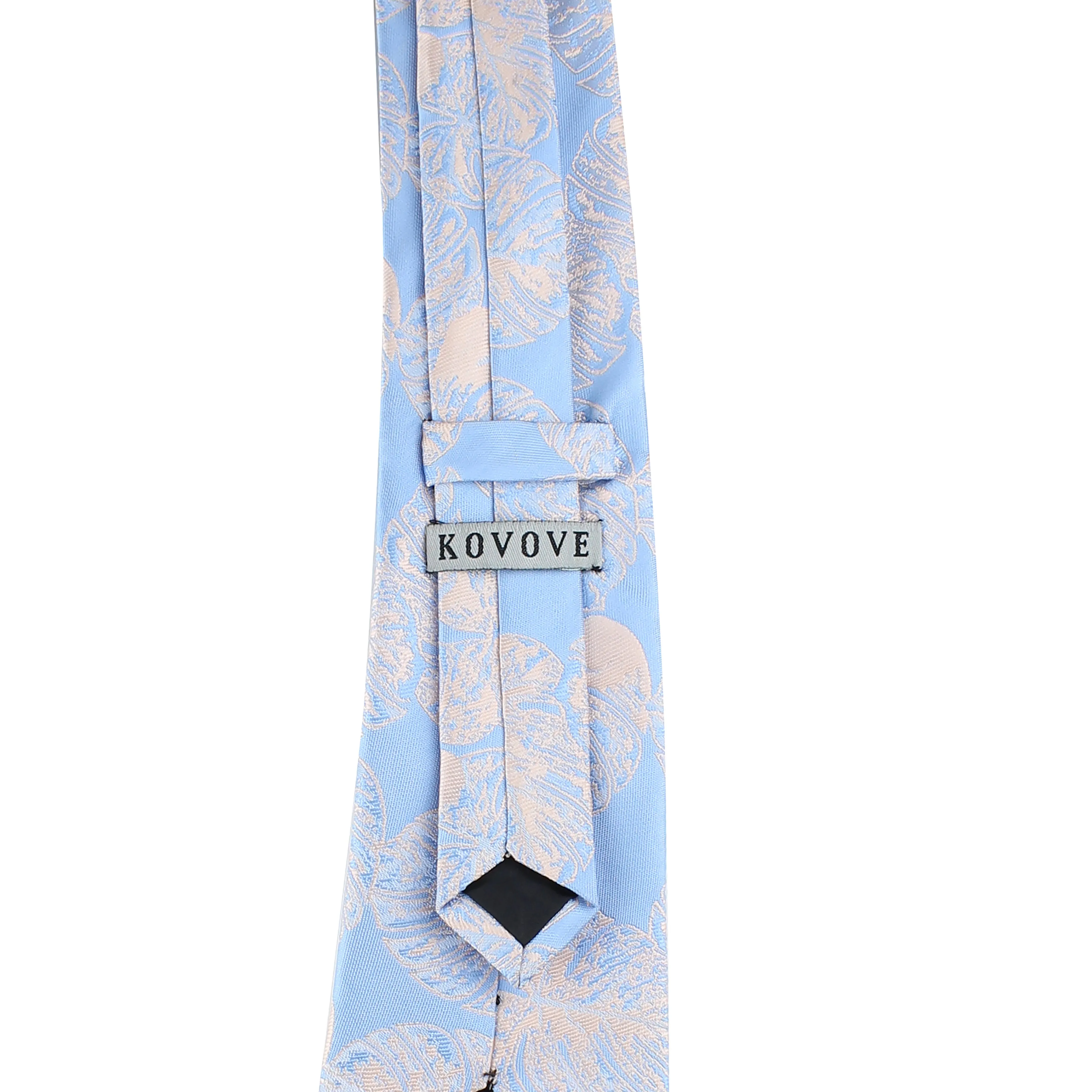 Kovove Blue Polka Dot Neck Tie For Men