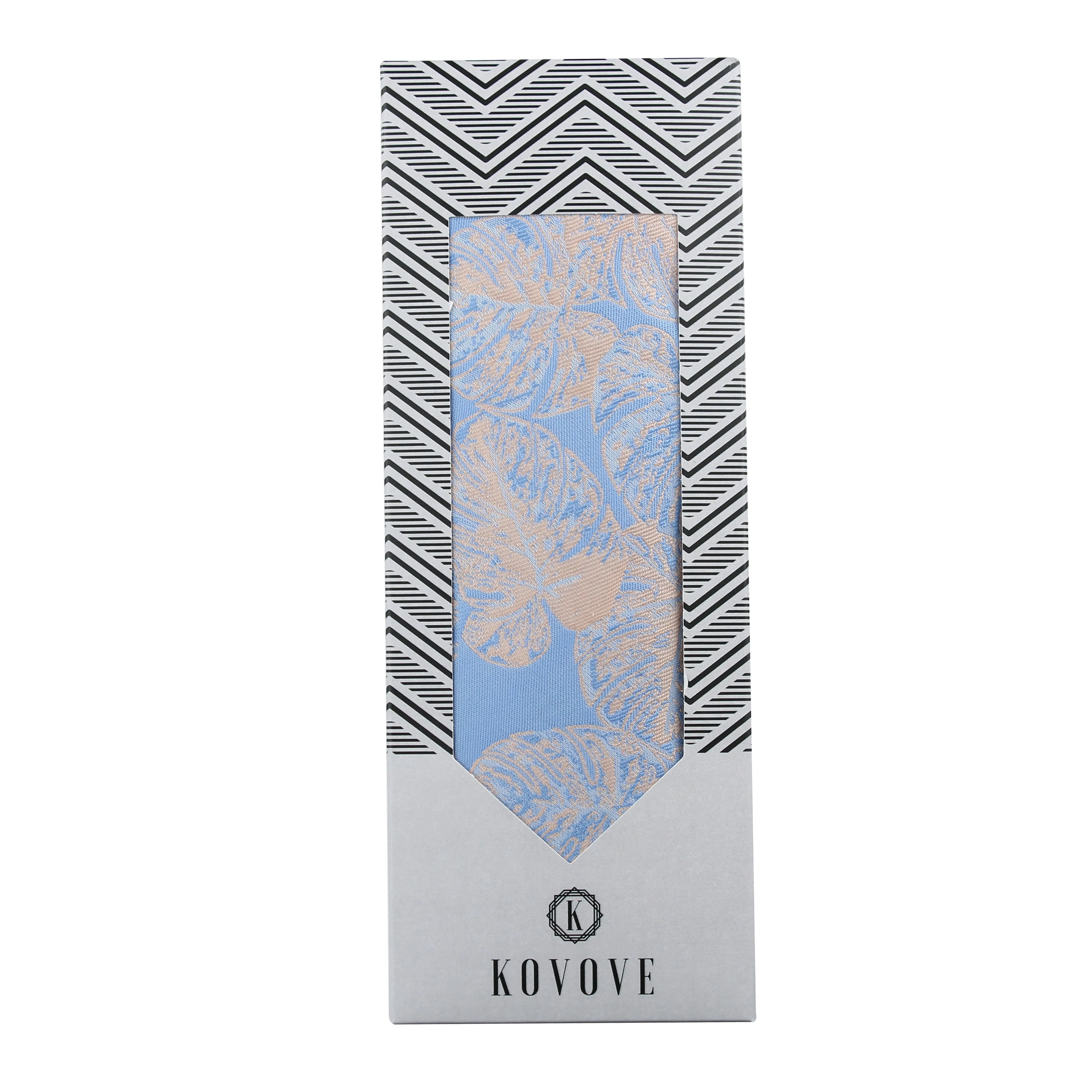 Kovove Blue Polka Dot Neck Tie For Men