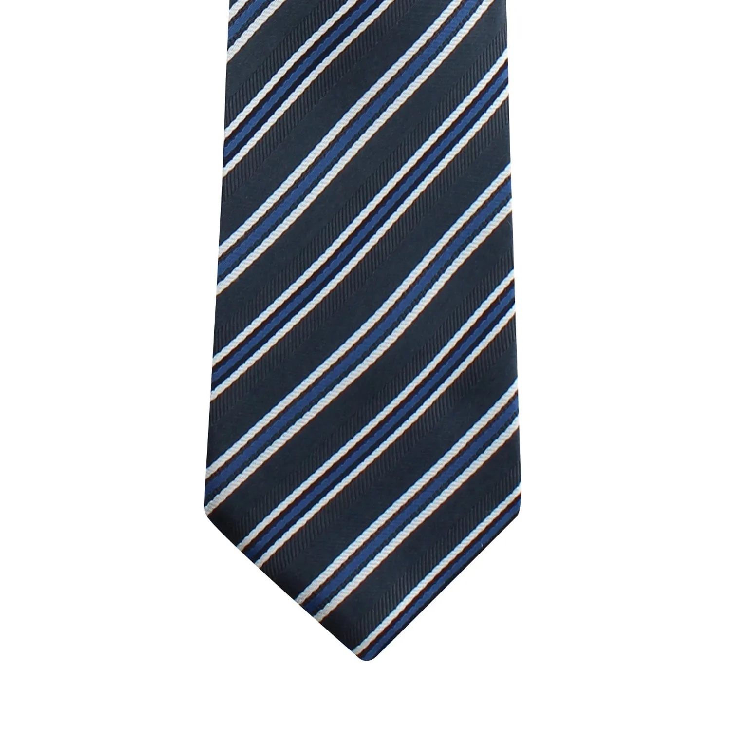 Kovove The Picturesque Striped Black Necktie For Men