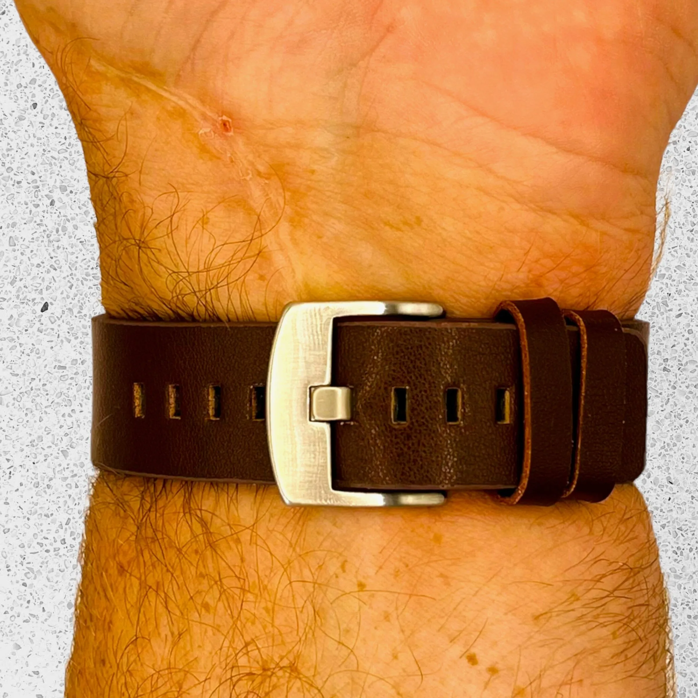 Leather Straps Compatible with the Armani Exchange 22mm Range