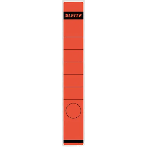 Leitz SPINE LABEL-RED-LONG-NARROW