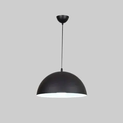 Modern Ceiling Lamps Semicircle Lampshade Aluminum Pendant Lights Restaurant Dining Table Kitchen Decorative Lighting