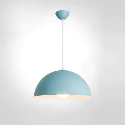 Modern Ceiling Lamps Semicircle Lampshade Aluminum Pendant Lights Restaurant Dining Table Kitchen Decorative Lighting