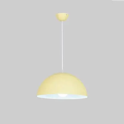 Modern Ceiling Lamps Semicircle Lampshade Aluminum Pendant Lights Restaurant Dining Table Kitchen Decorative Lighting