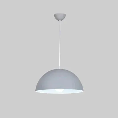 Modern Ceiling Lamps Semicircle Lampshade Aluminum Pendant Lights Restaurant Dining Table Kitchen Decorative Lighting