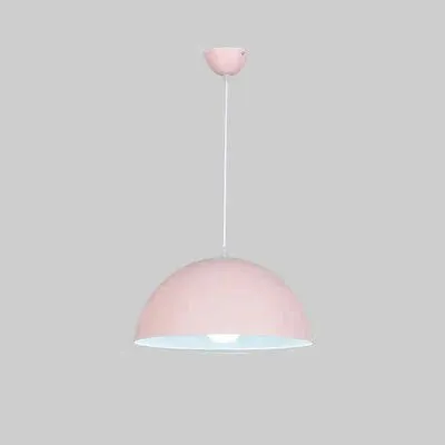 Modern Ceiling Lamps Semicircle Lampshade Aluminum Pendant Lights Restaurant Dining Table Kitchen Decorative Lighting