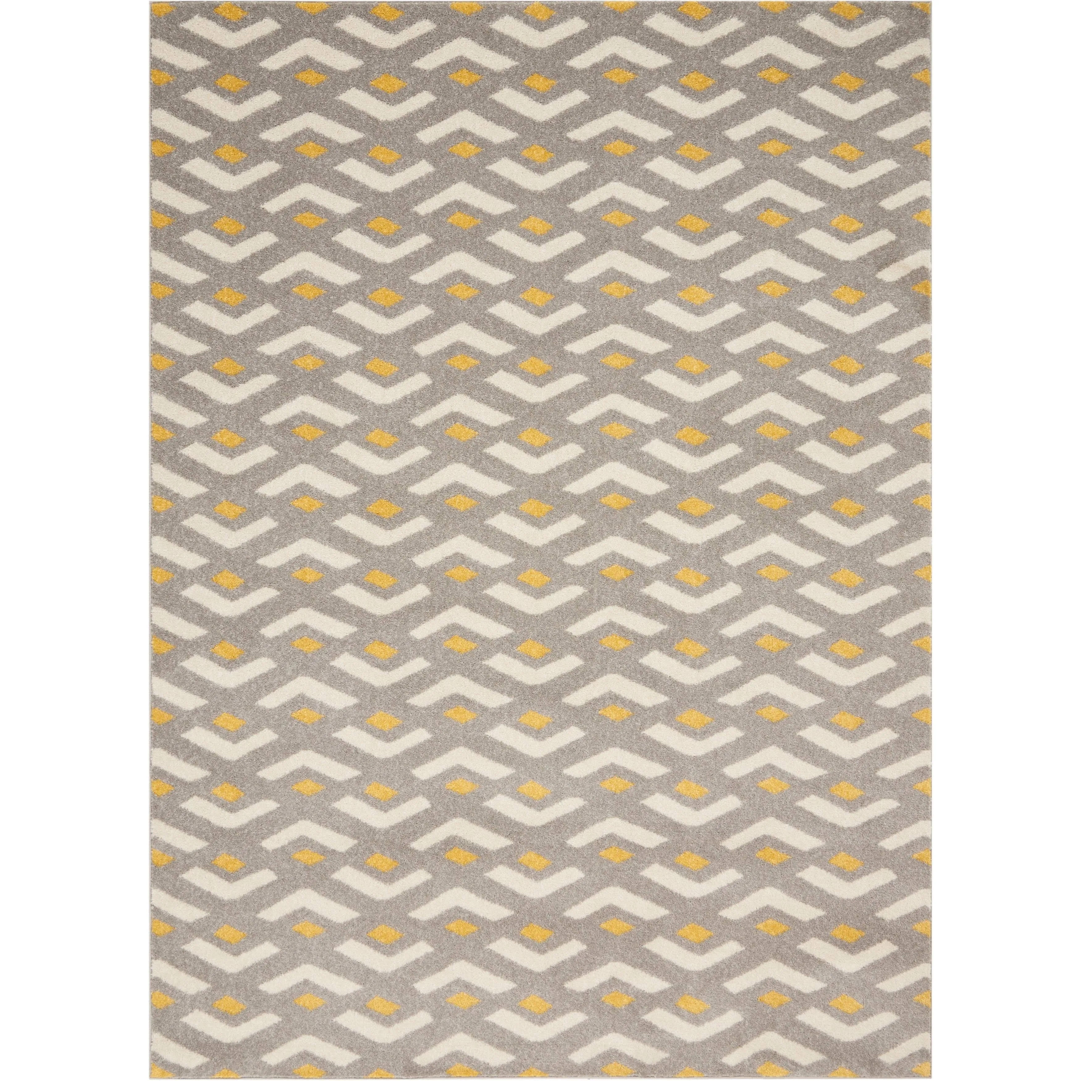 Nourison Harper DS300 Area Rug | Grey | 4& x 6&