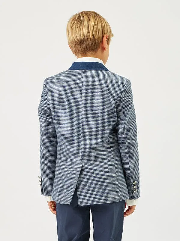 One Friday Blue Check Blazer