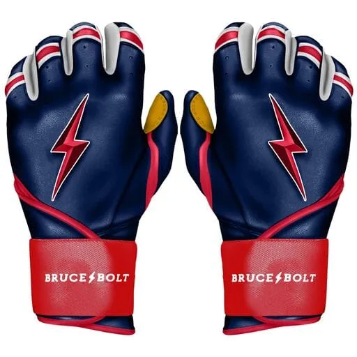 PREMIUM PRO Patriot Series Long Cuff Batting Gloves | FOURTH OF JULY