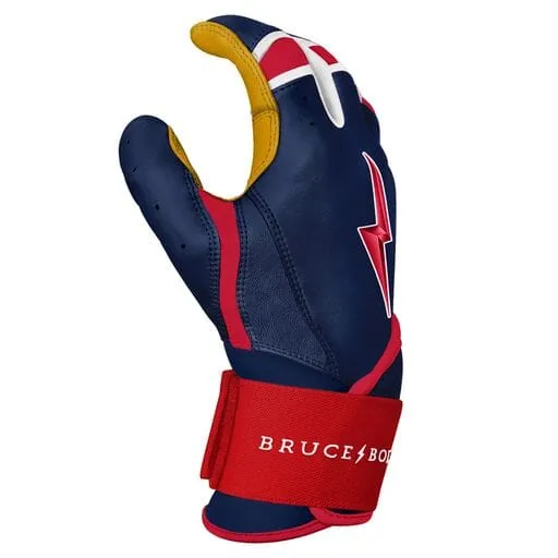 PREMIUM PRO Patriot Series Long Cuff Batting Gloves | FOURTH OF JULY