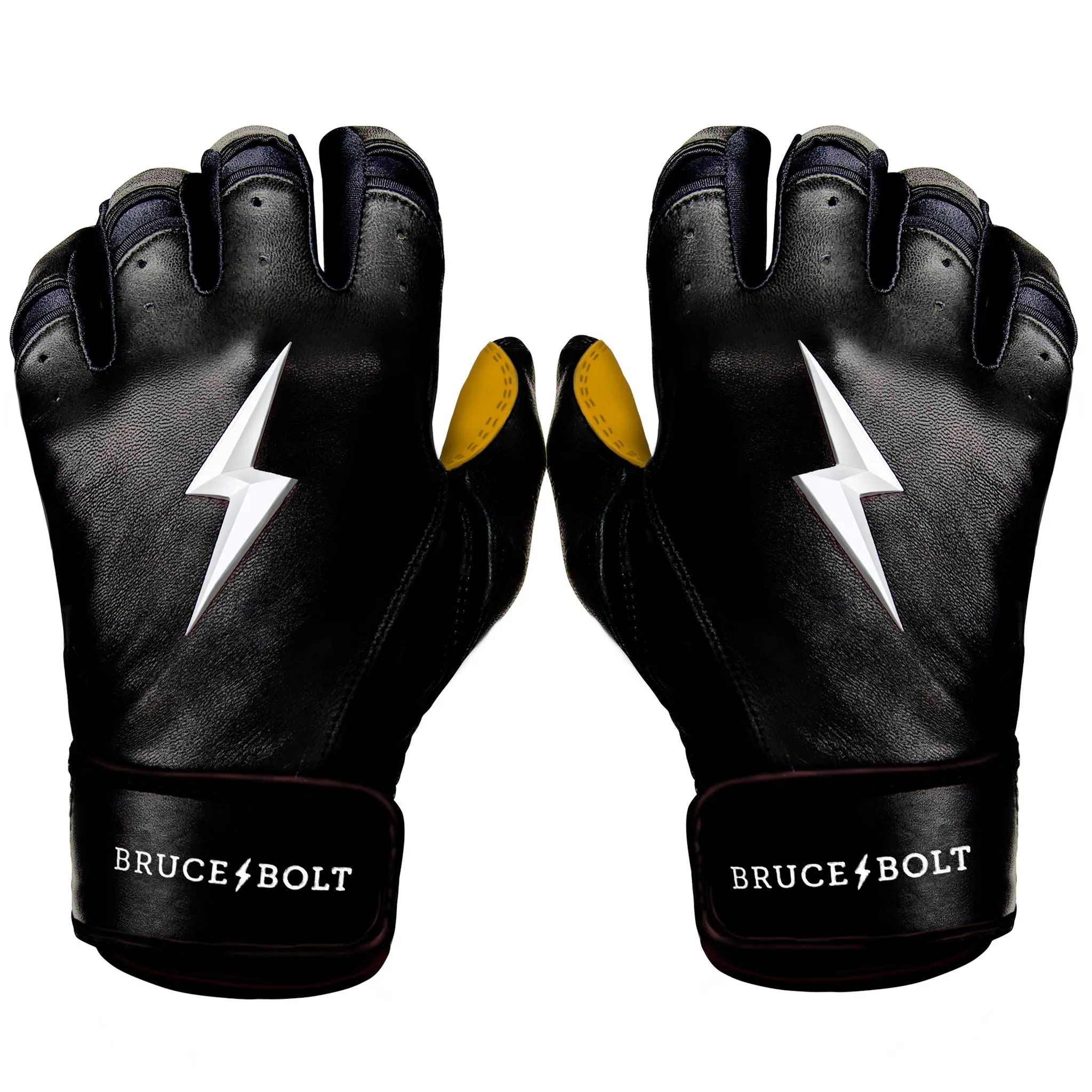 PREMIUM PRO Short Cuff Batting Gloves | BLACK