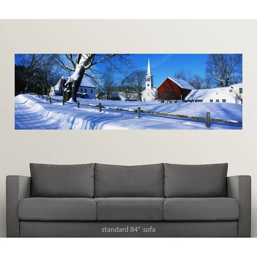 " Winter Peacham VT" Poster Print