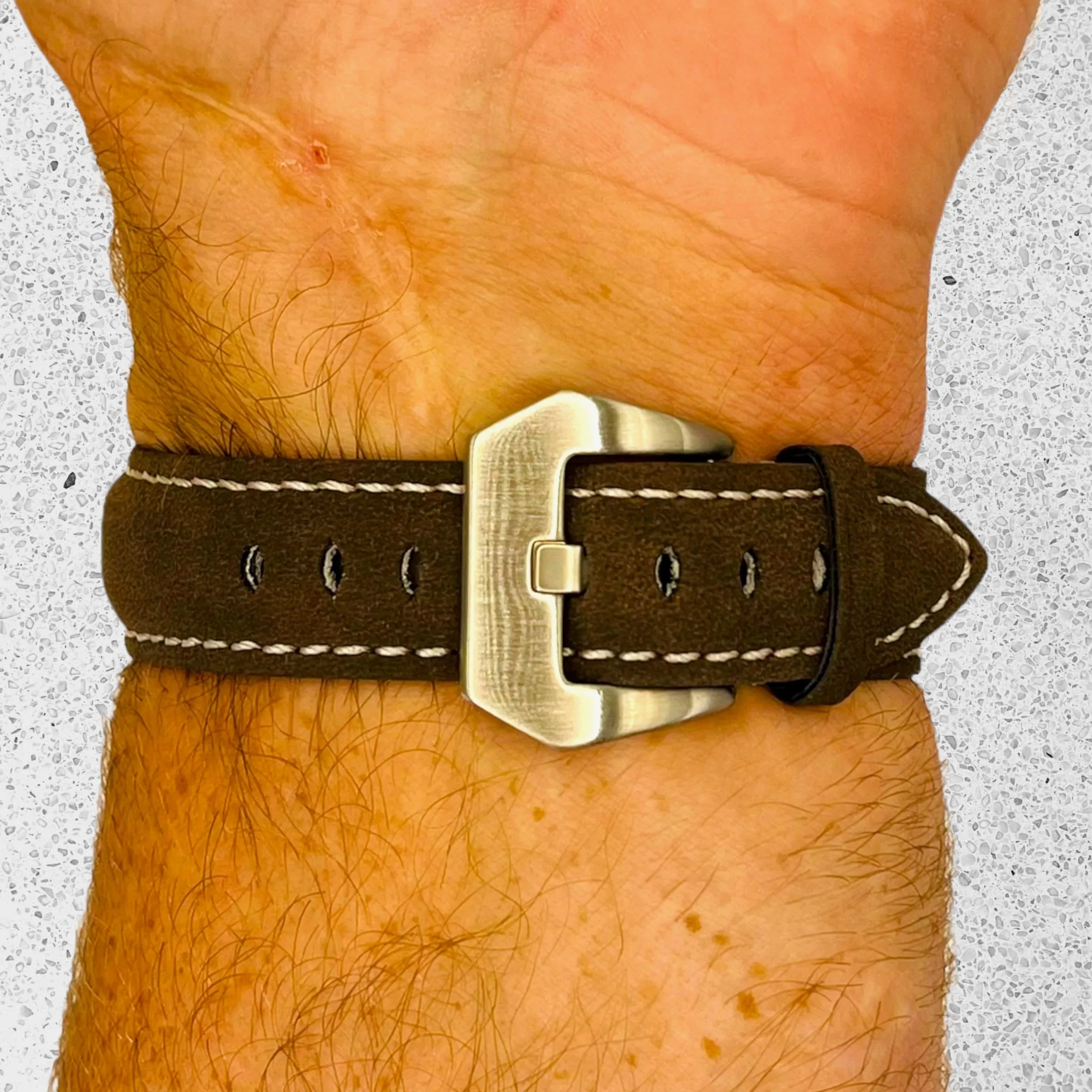 Retro Leather Straps Compatible with the Casio MDV-107