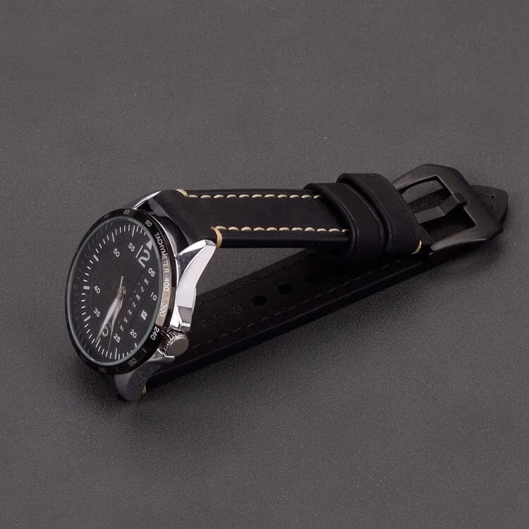 Retro Leather Straps Compatible with the Casio MDV-107