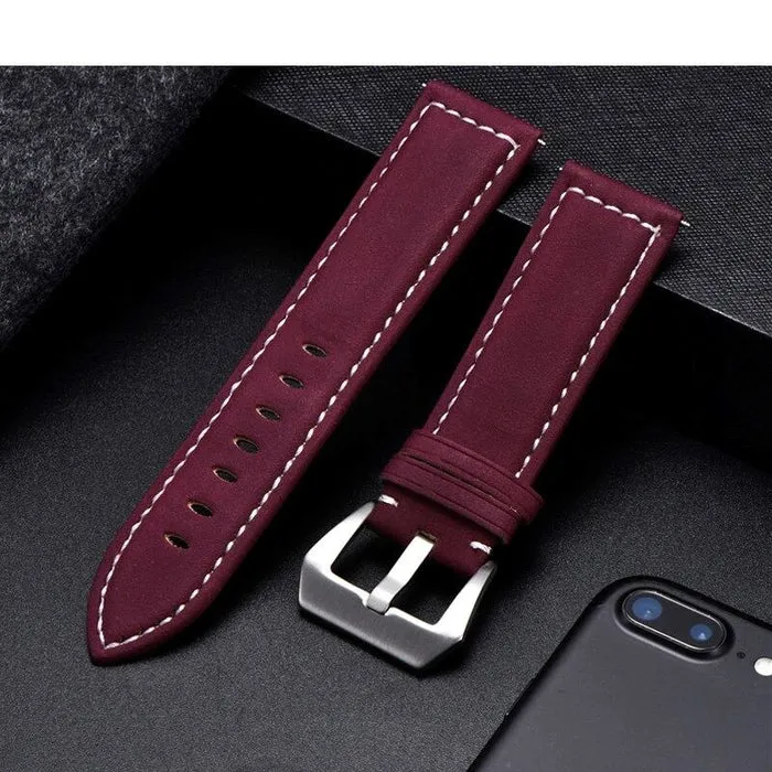 Retro Leather Straps Compatible with the Casio MDV-107